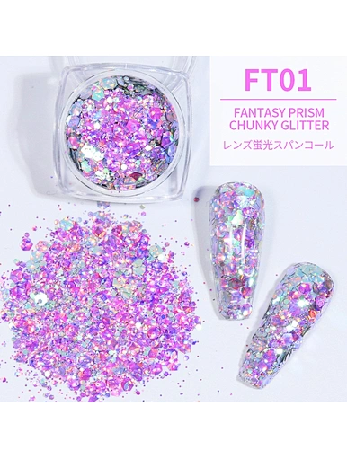 iridescent glitter